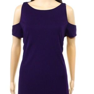 Ralph Lauren Cutout Jersey Dress Grapevine